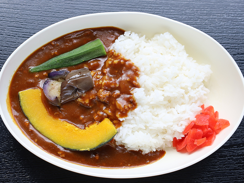 リクエストメニューの野菜カレー