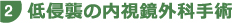 低侵襲の内視鏡外科手術